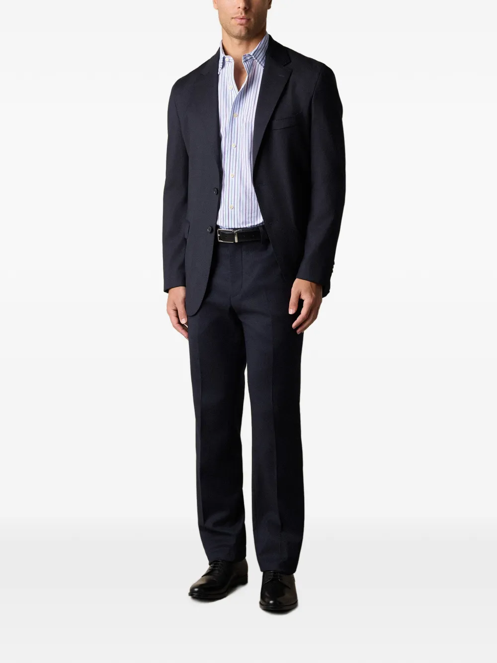  Brooks Brothers X Thomas Mason Striped-pattern Shirt - Blue 