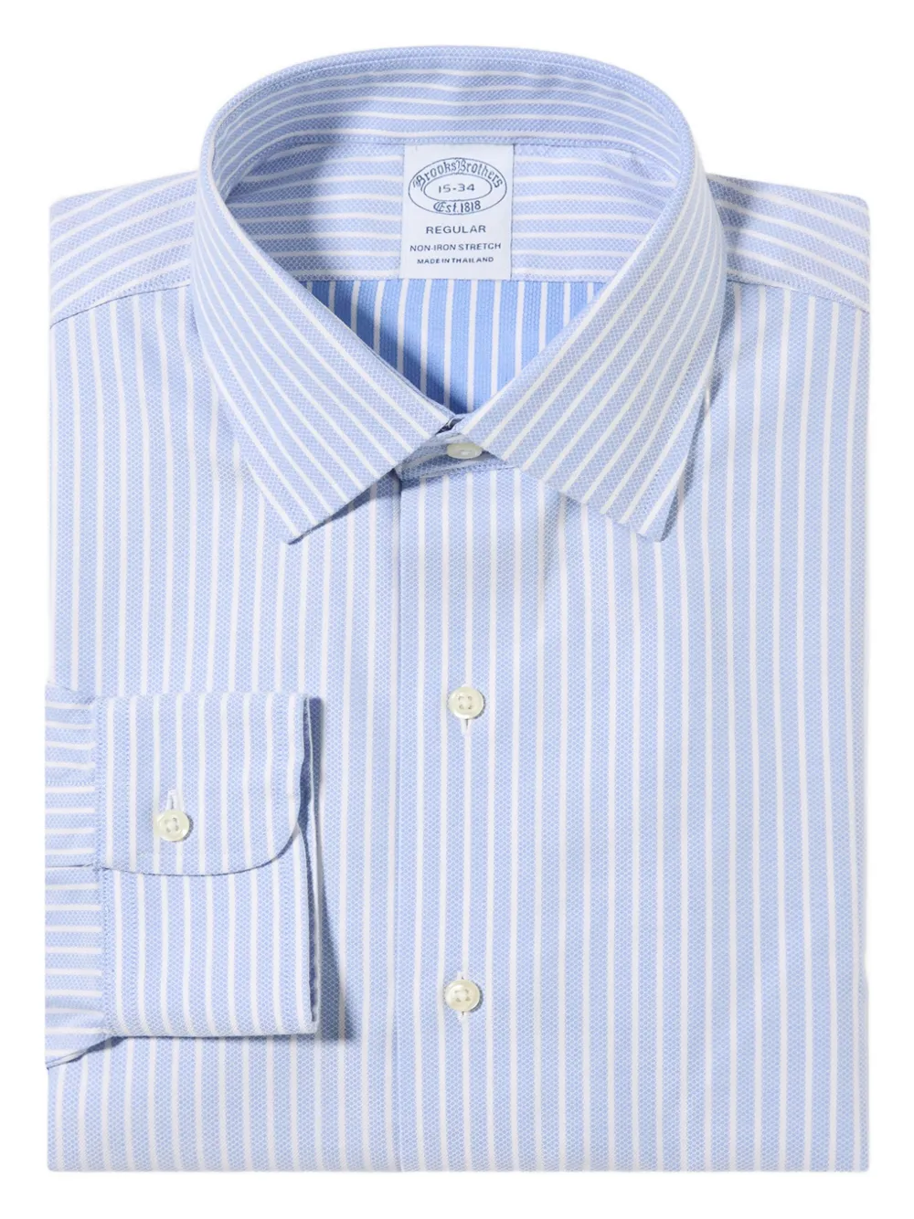 Brooks Brothers stripe-pattern shirt | Blue | Image 1