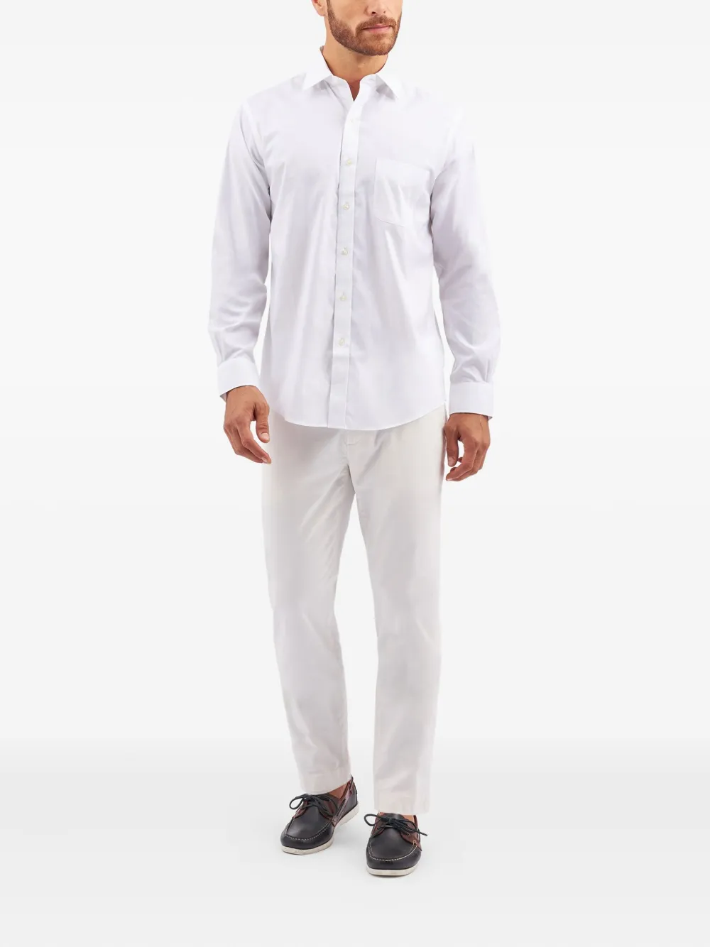 Brooks Brothers ainsley colla shirt - Wit