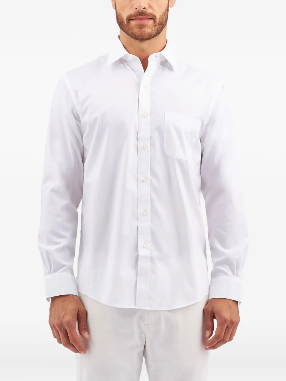 Brooks Brothers ainsley colla shirt - Bianco