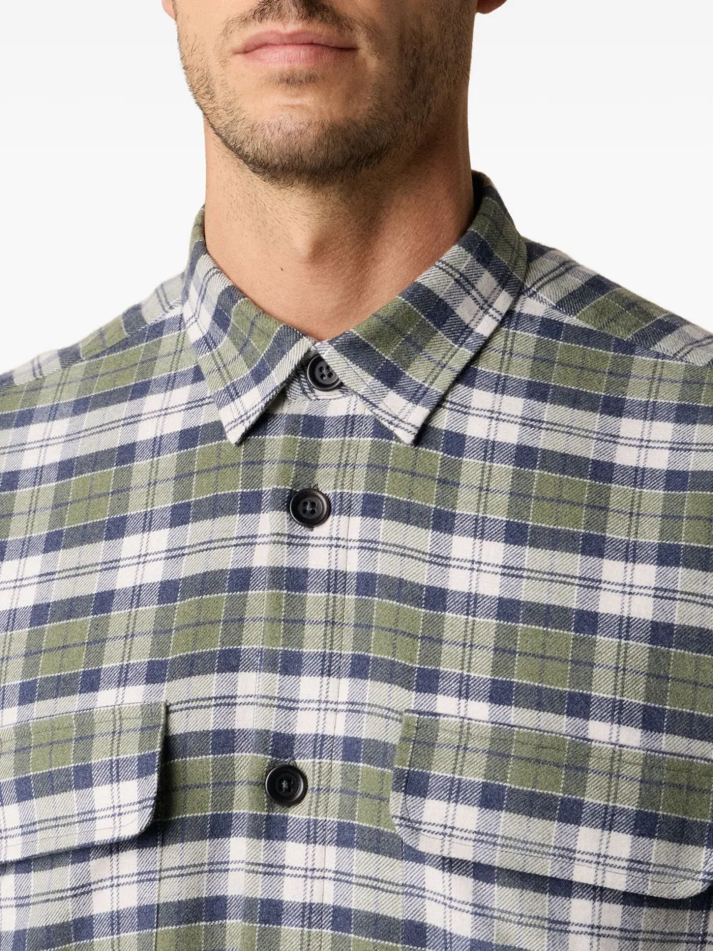 Brooks Brothers Geruit overhemd Groen
