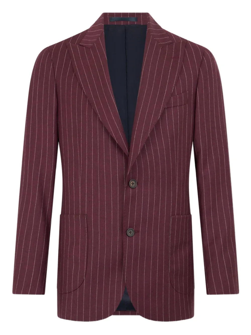 Brooks Brothers pinstripe blazer | Red | Image 1