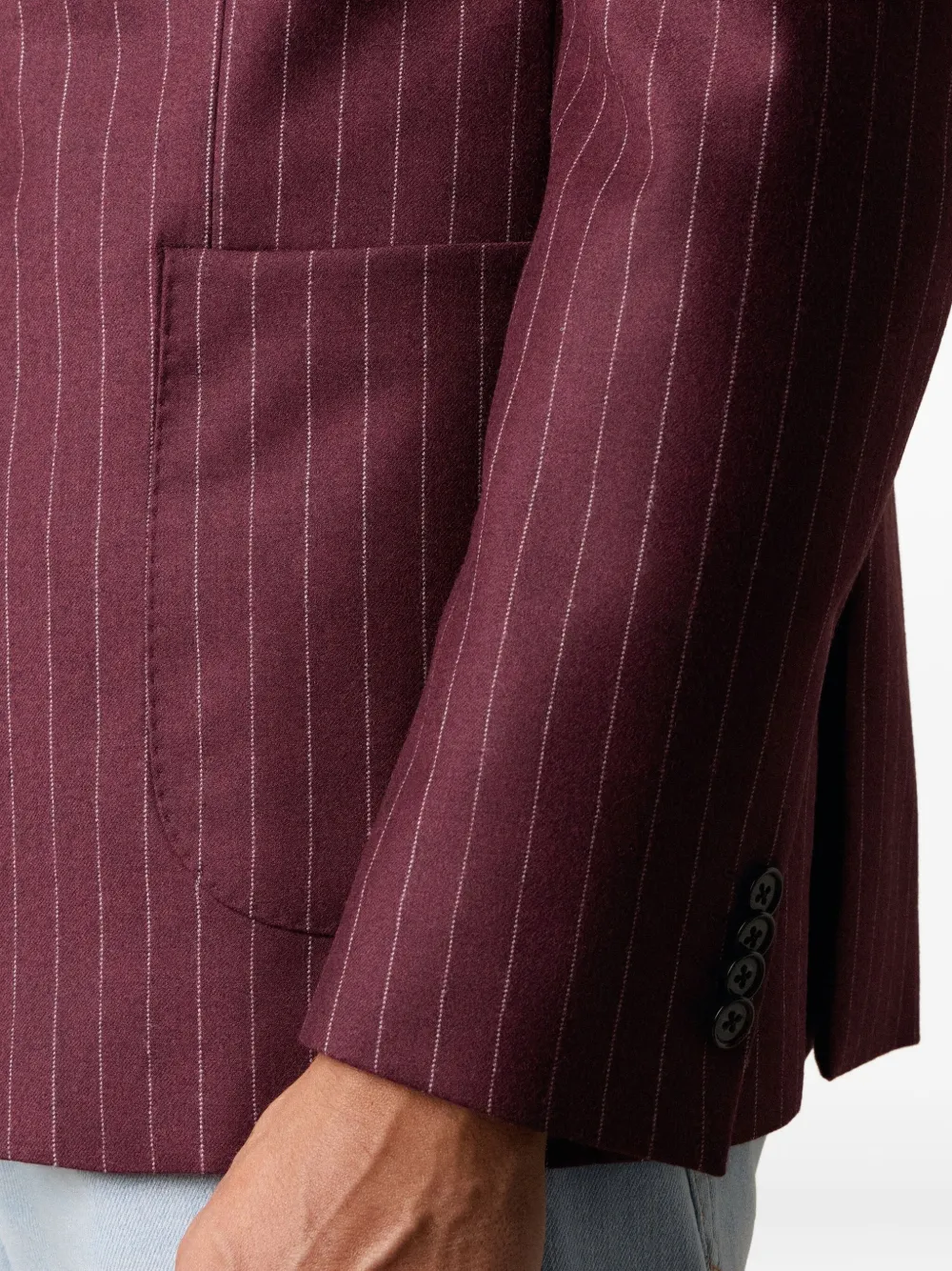 Brooks Brothers Gestreepte blazer Rood