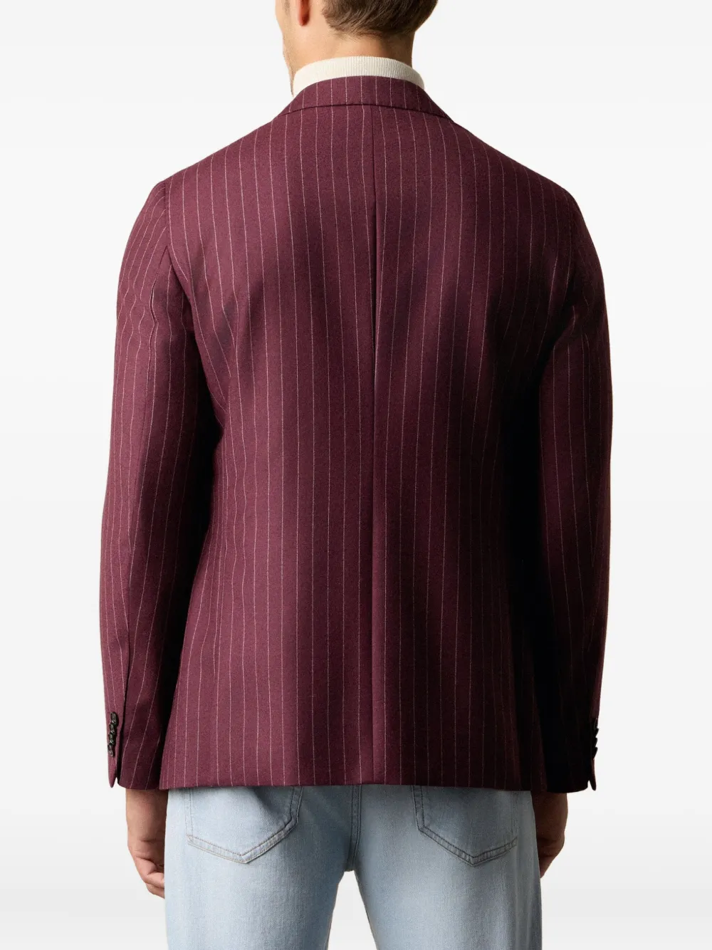 Brooks Brothers Gestreepte blazer Rood