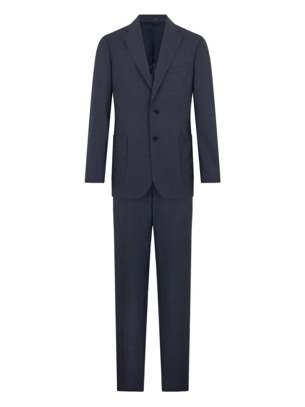 Brooks Brothers checked wool suit | Blue | Image 1