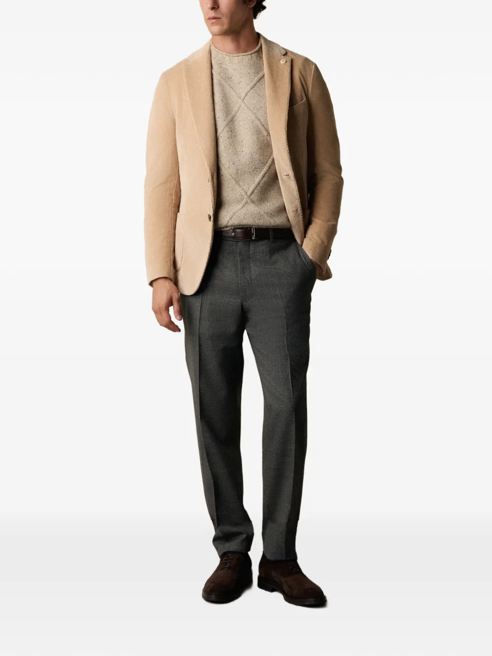 Brooks Brothers corduroy-textured blazer | Blazers | Image 2