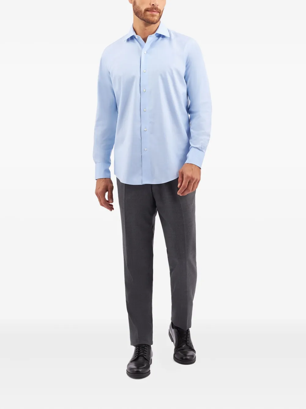 Brooks Brothers long-sleeve shirt - Blauw
