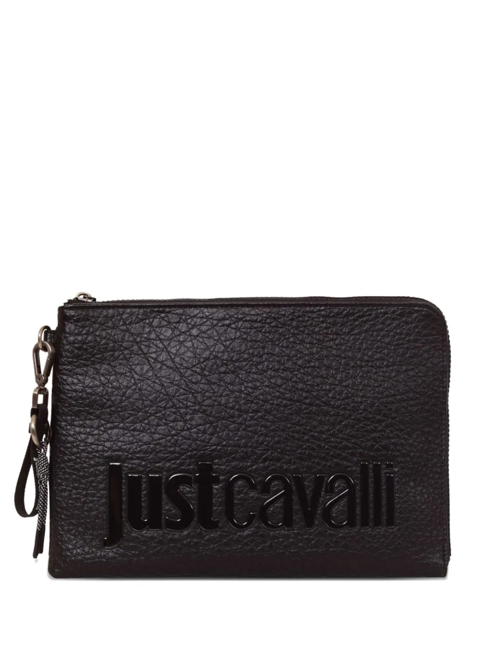 Just Cavalli logo-plaque clutch bag | Black | Image 1
