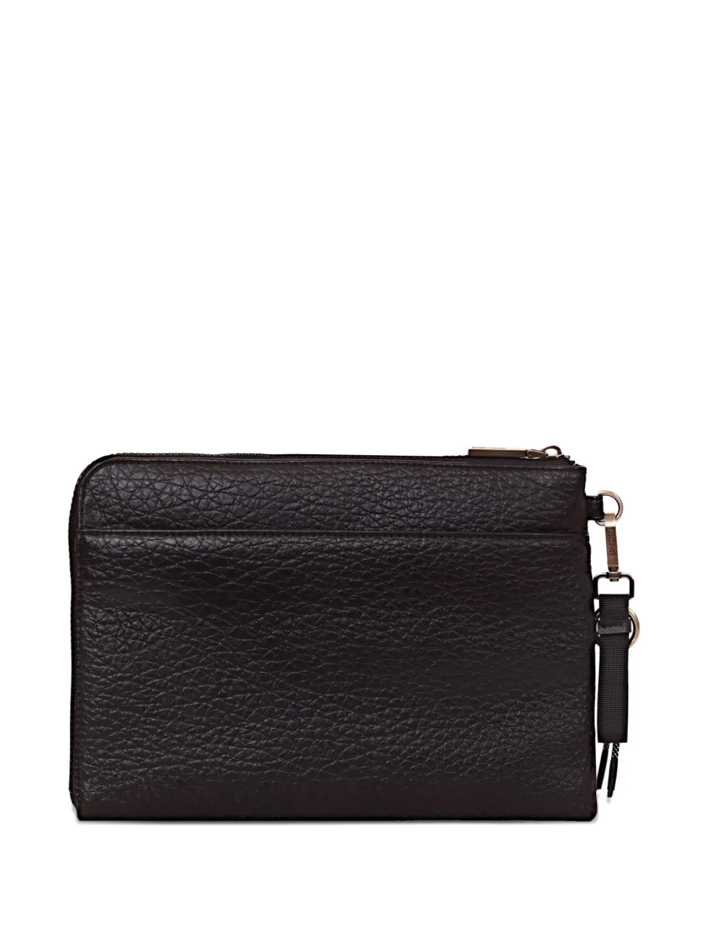 Just Cavalli logo-plaque clutch bag - Zwart
