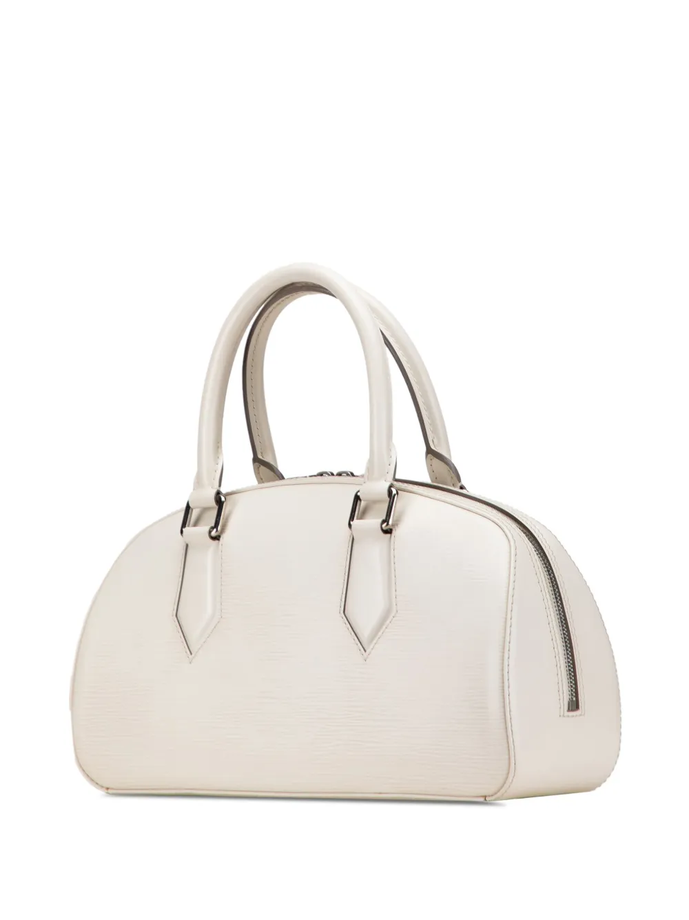 Pre-owned Louis Vuitton 2006 Epi Jasmine Handbag In White