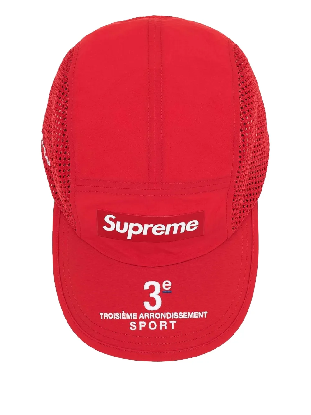 Supreme Camp mesh-panel cap - Rood