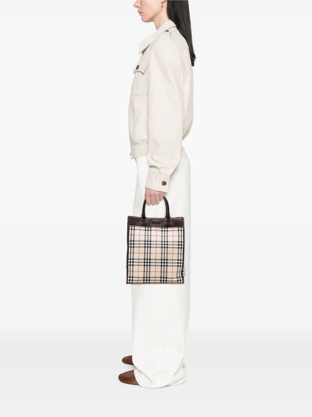 Burberry Pre-Owned 2000-2017 House Check Canvas tote bag | Pre-Owned | Image 2