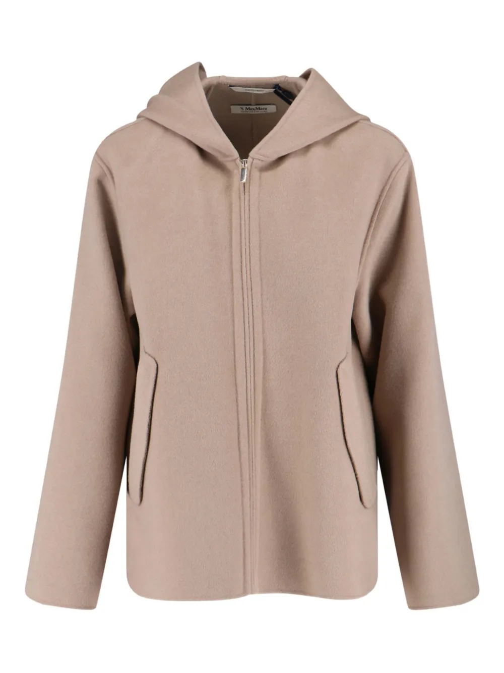 'S Max Mara hooded zip-front jacket | Neutrals | Image 1