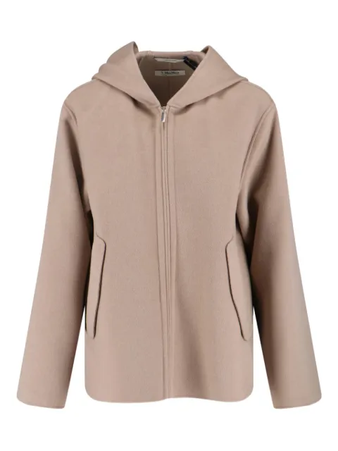 'S Max Mara hooded zip-front jacket 
