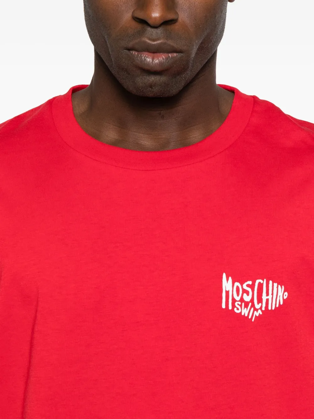 Moschino Logo-print T-shirt In Red