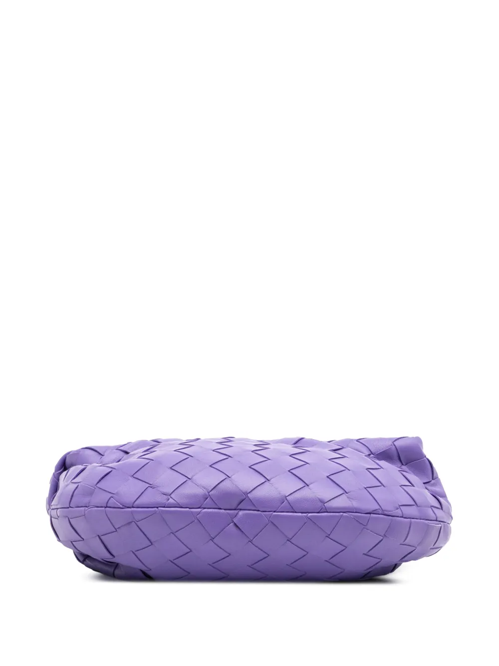 Pre-owned Bottega Veneta 2012-2025 Mini Nappa Intrecciato Jodie Hobo Bag In Purple