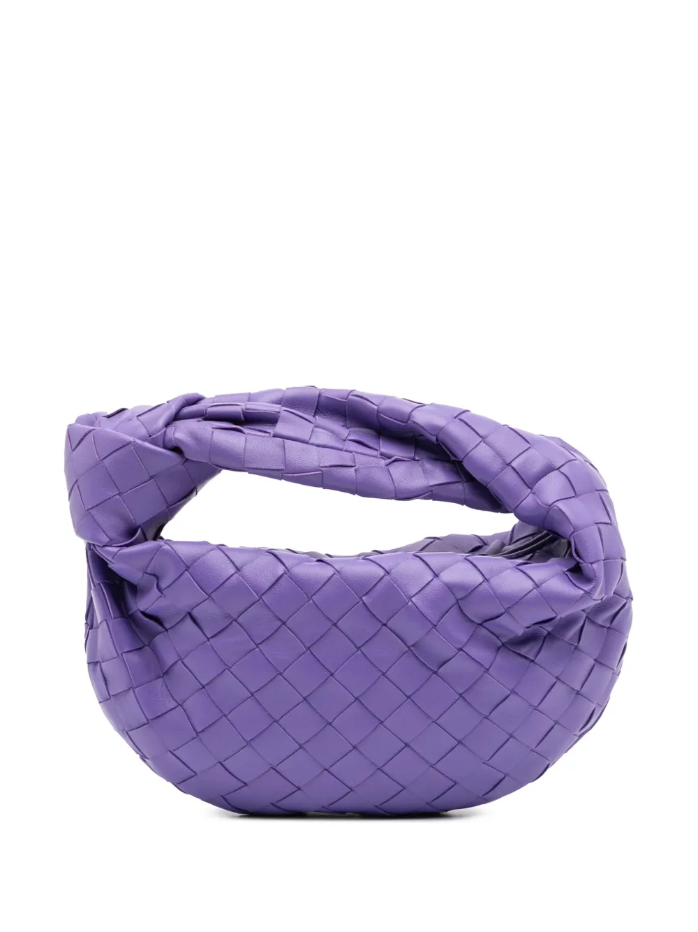 Bottega Veneta Pre-Owned 2012-2025 Mini Nappa Intrecciato Jodie hobo bag | Purple | Image 1