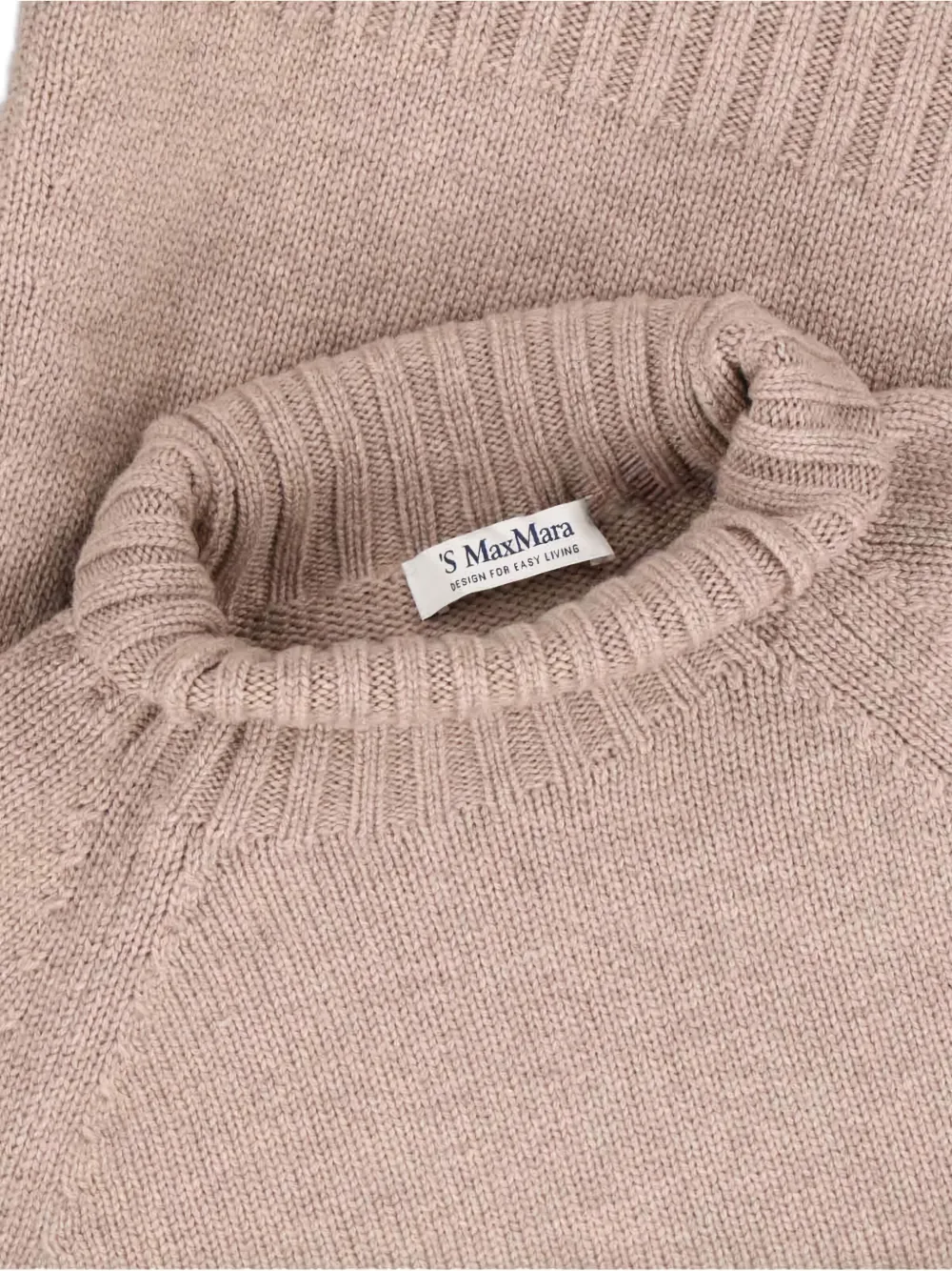 'S Max Mara Kasjmier coltrui Beige