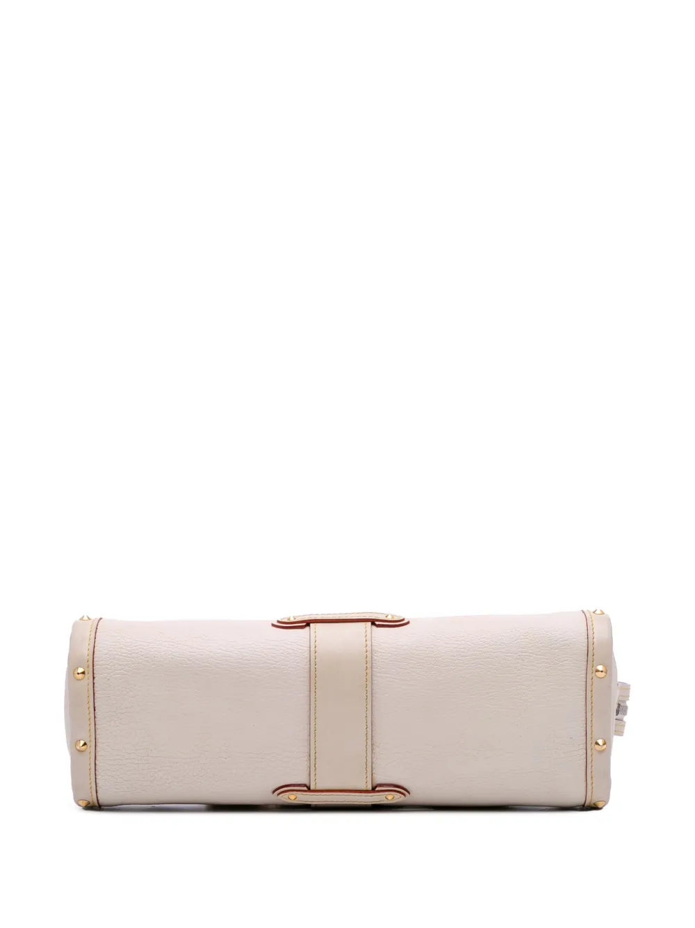 Pre-owned Louis Vuitton 2006 Suhali Lepanoui Pm Handbag In White