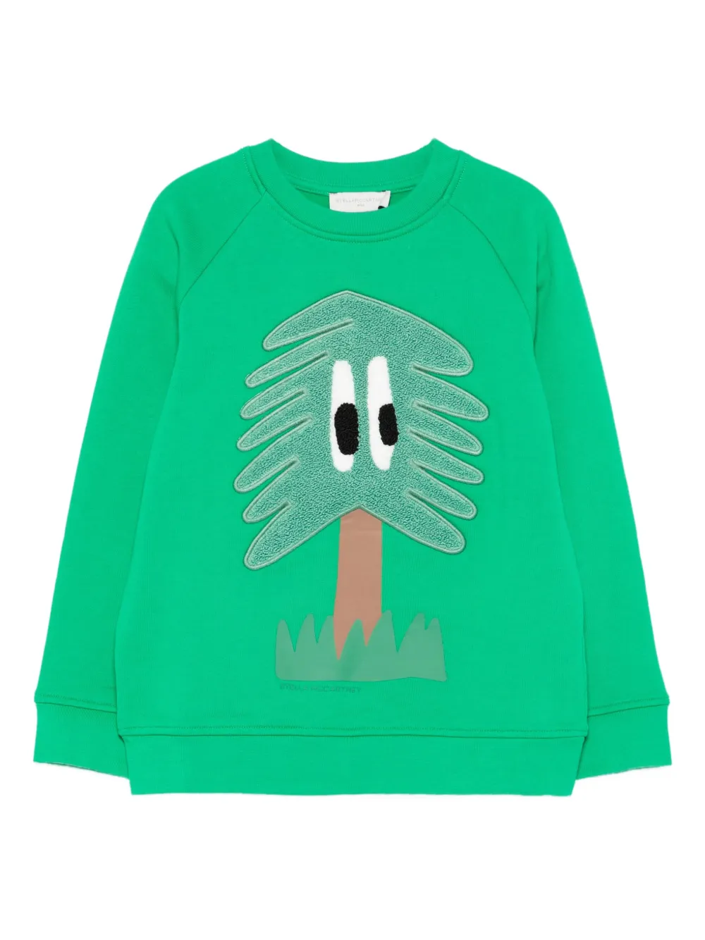 Stella Mccartney Tree-applique Sweatshirt In Green