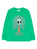 Stella McCartney Kids tree-applique sweatshirt - Green