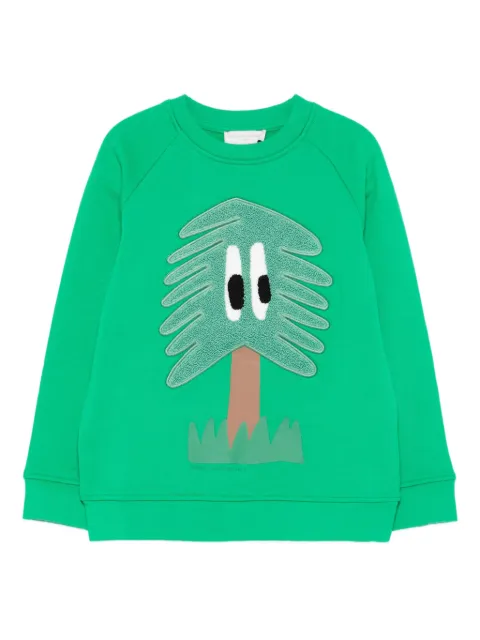 Stella McCartney Kids tree-applique sweatshirt