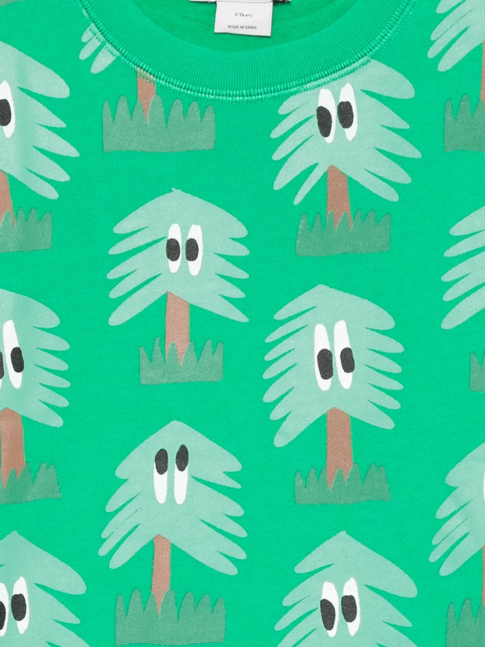Stella Mccartney Tree-print Sweatshirt In Green
