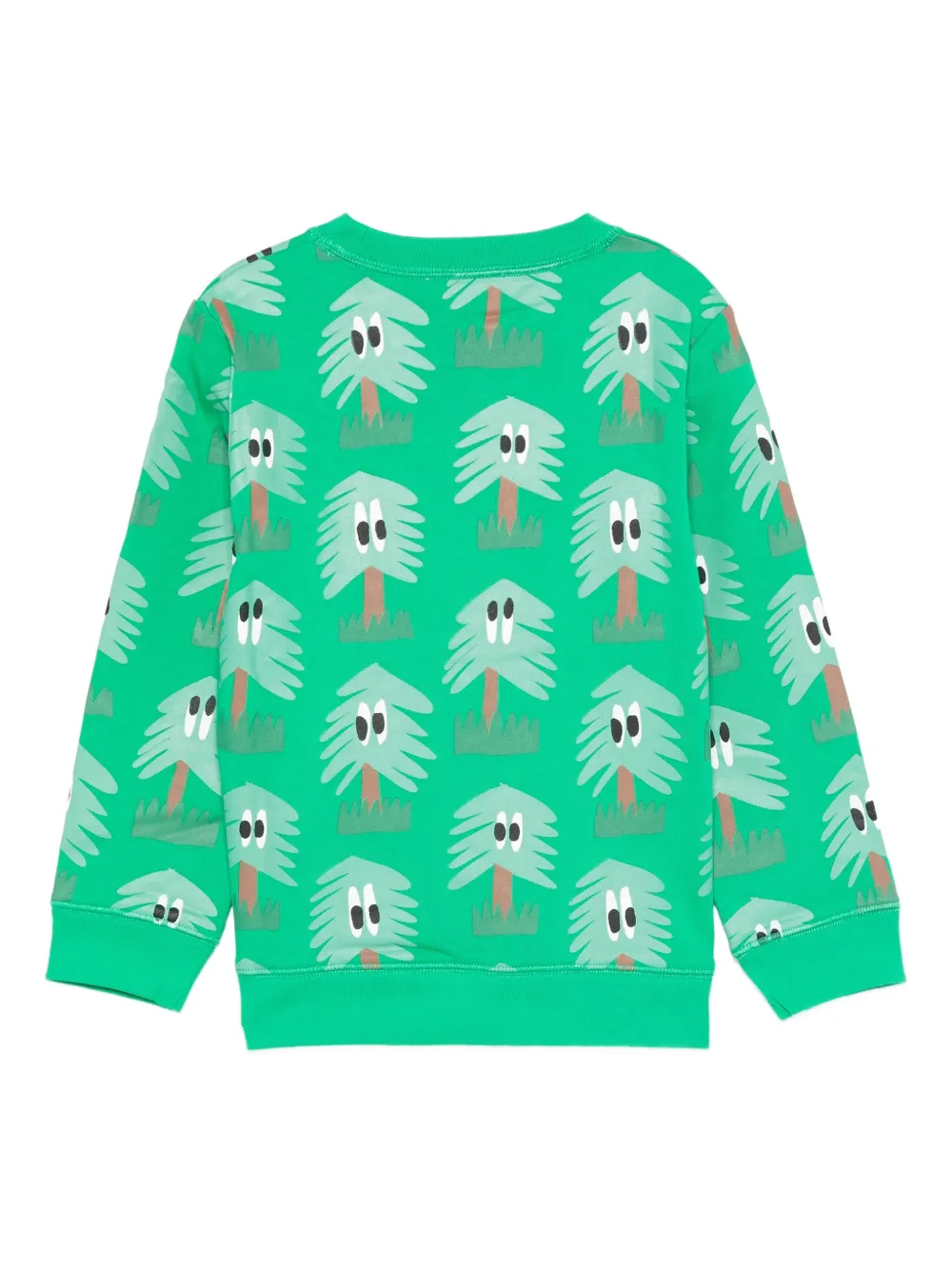 Stella Mccartney Tree-print Sweatshirt In Green