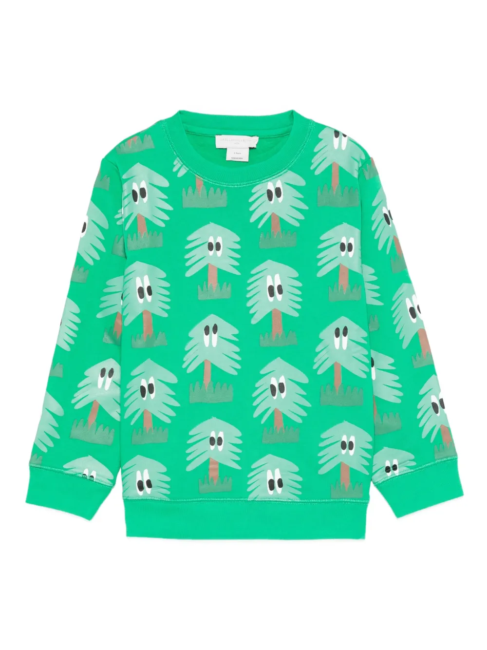 Stella Mccartney Tree-print Sweatshirt In Green
