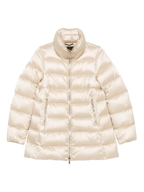 Moorer quilted high-neck jacket