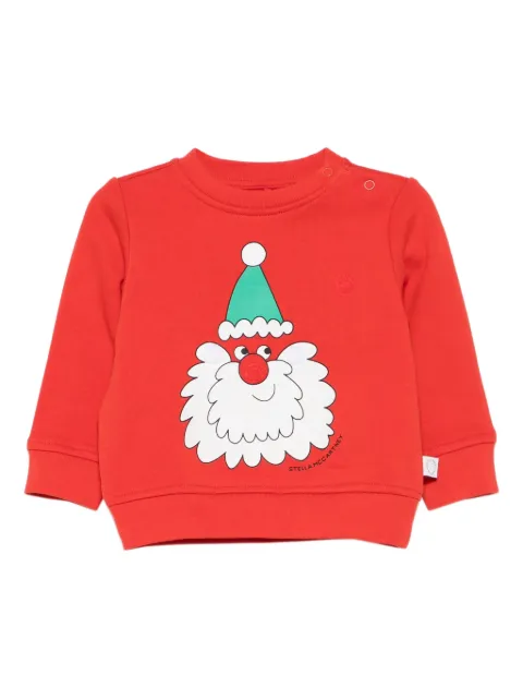 Stella McCartney Kids sudadera con motivo Santa