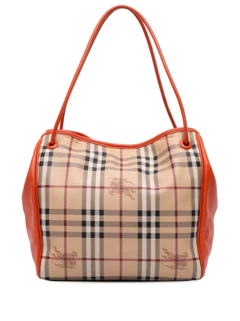 Burberry Pre-Owned 2000-2017 Small Haymarket Check Coated Canvas Canterbury tote bag