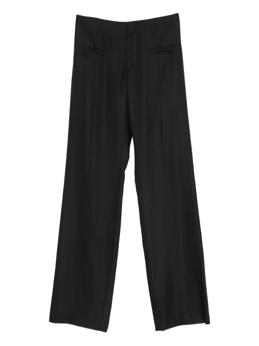 Loulou De Saison Welt-pocket Trousers In Black