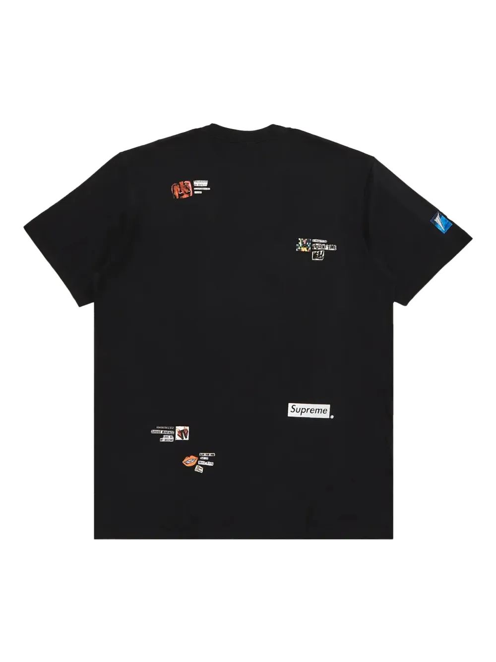 Supreme T-shirt met grafische print - Zwart