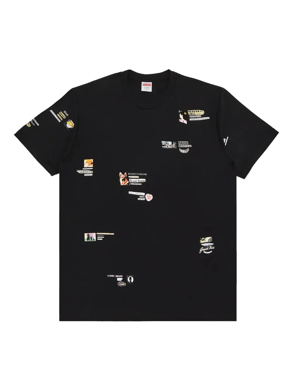 Supreme playera con estampado gráfico | negro | Image 1