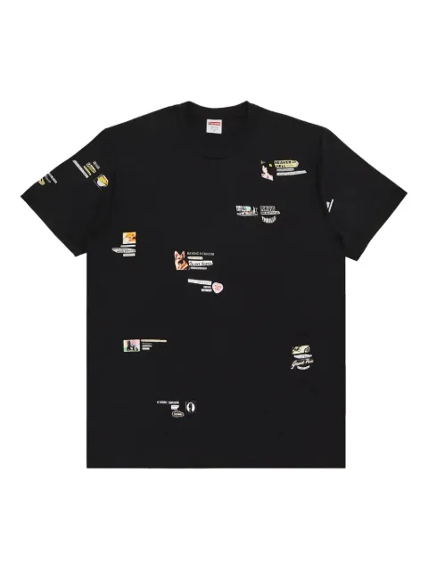 Supreme playera con estampado gráfico