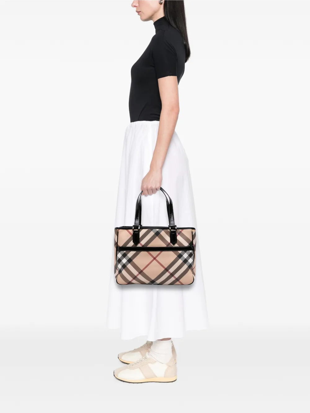 Burberry Pre-Owned 2000-2017 Supernova Check Coated Canvas tote bag | Pre-Owned | Image 2