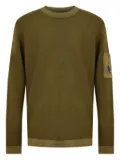 C.P. Company lens-pocket crew-neck sweatshirt - Green