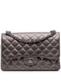 CHANEL Pre-Owned 2013-2014 Jumbo Classic Lambskin Double Flap shoulder bag - Grey