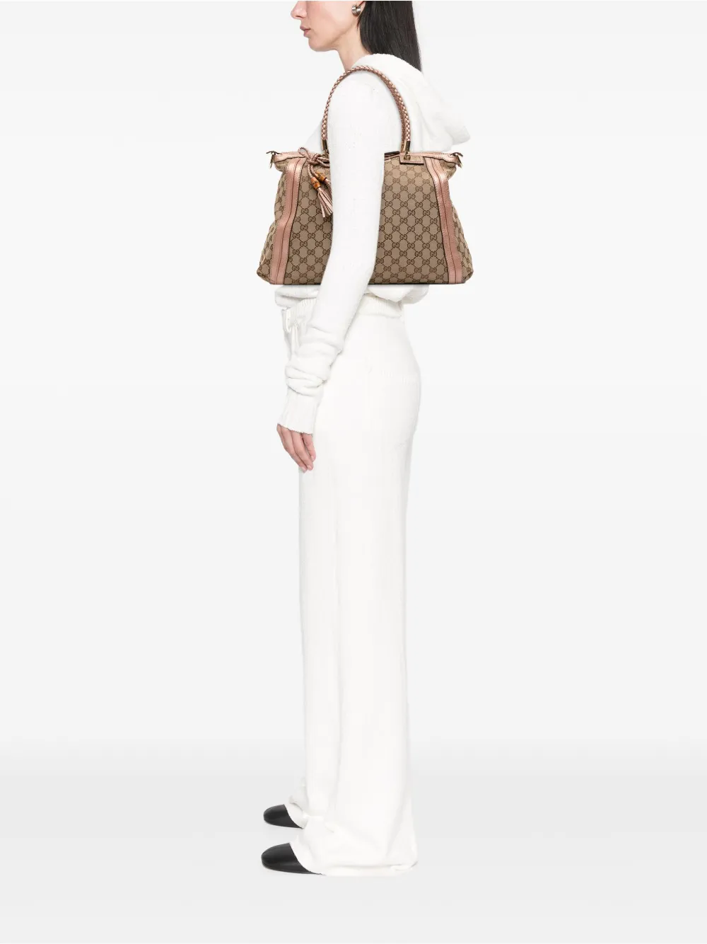 Gucci Pre-Owned 2016-2025 Large GG Canvas Bella satchel | Pre-Owned | Image 2