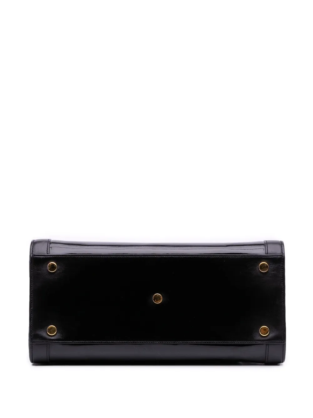 Pre-owned Saint Laurent 2014 Small Patent Sac De Jour Satchel In Black