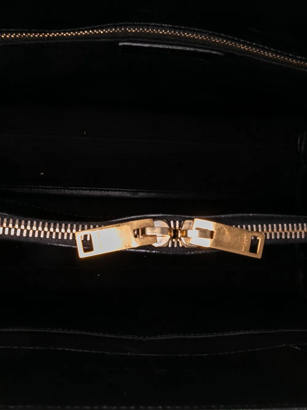 Pre-owned Saint Laurent 2014 Small Patent Sac De Jour Satchel In Black