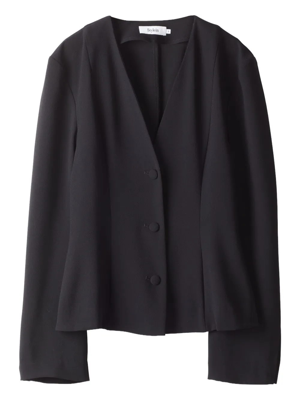Stylein V-neck button-down cardigan | Black | Image 1