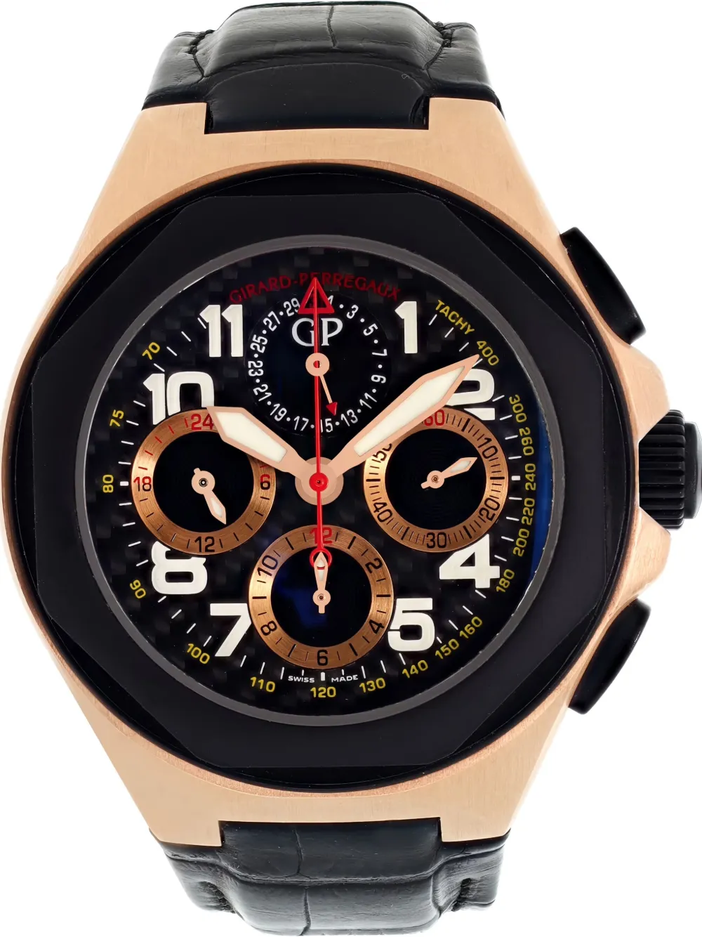 Girard-Perregaux Pre-Owned ساعة 'لورياتو' 45 ملم | ساعات كرونوغراف كلاسيكية | Image 2