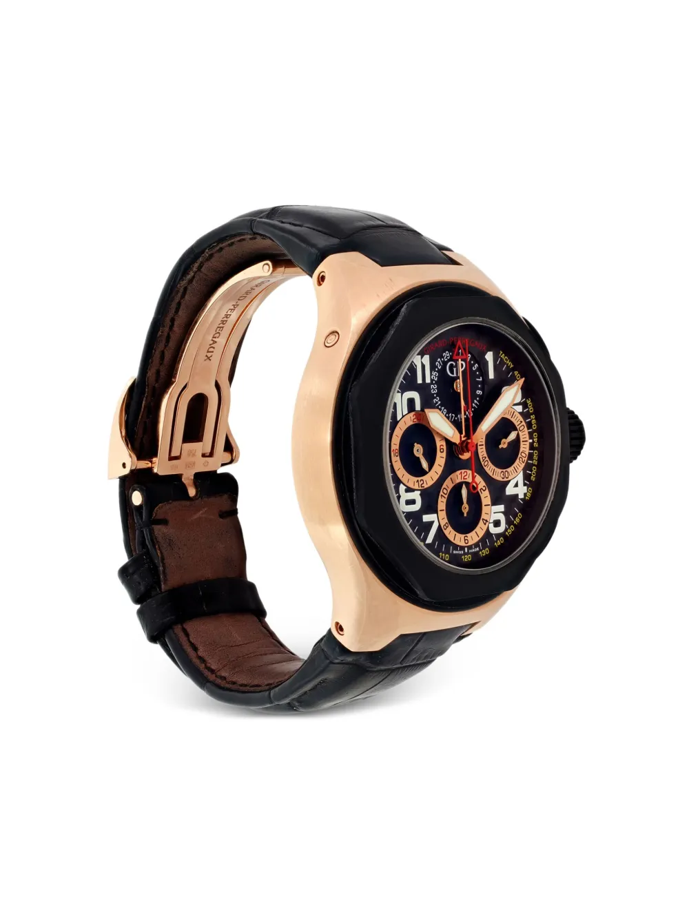 Girard-Perregaux Pre-Owned ساعة 'لورياتو' 45 ملم | أسود | Image 1