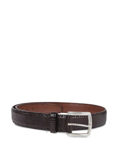 Reptile's House embossed leather belt
