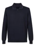 Fay zip-up polo shirt - Blue