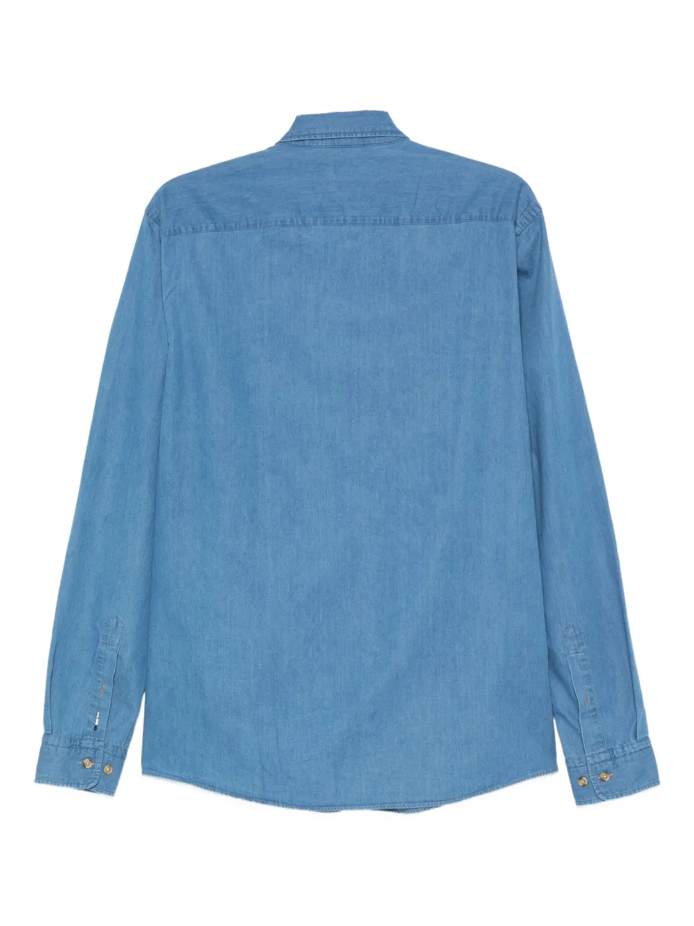 BOSS Overhemd met logodetail - Blauw