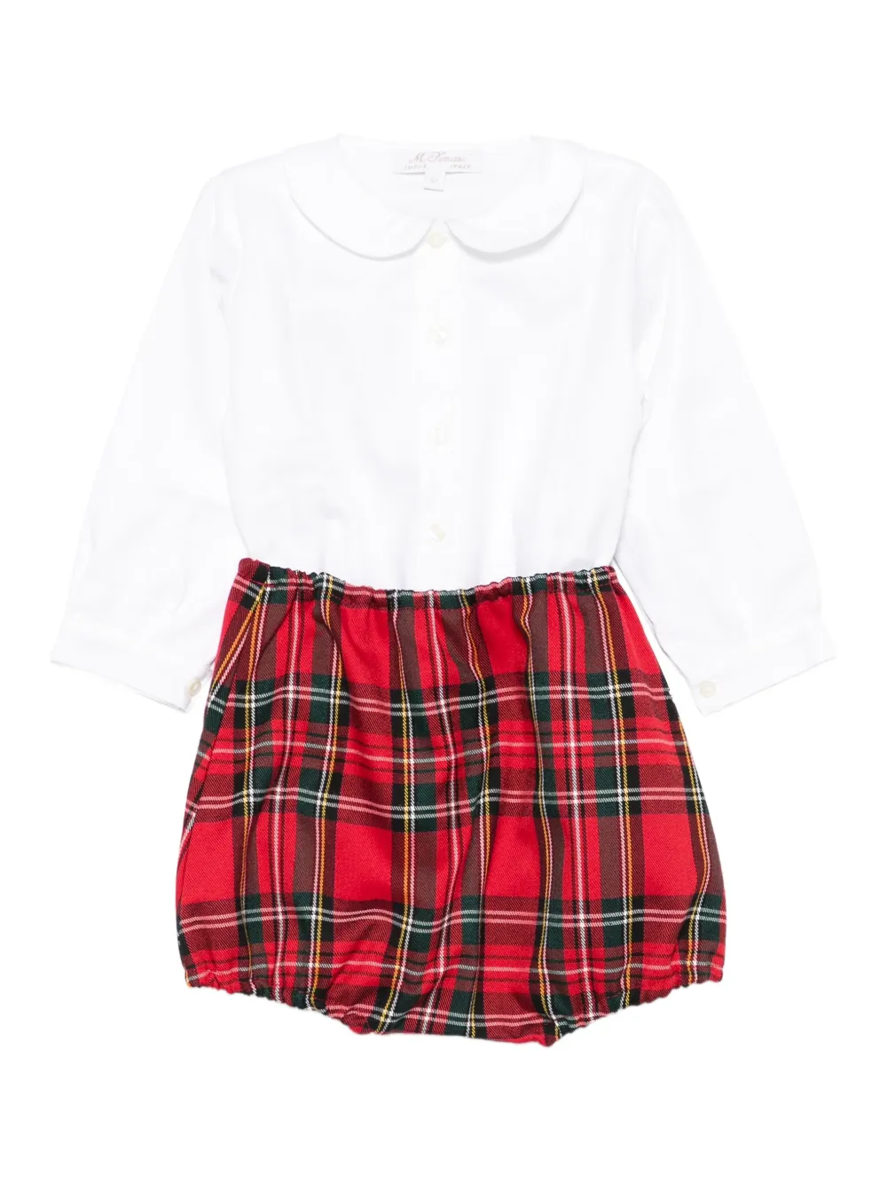 Mariella Ferrari tartan shorts (set of two) - Weiß