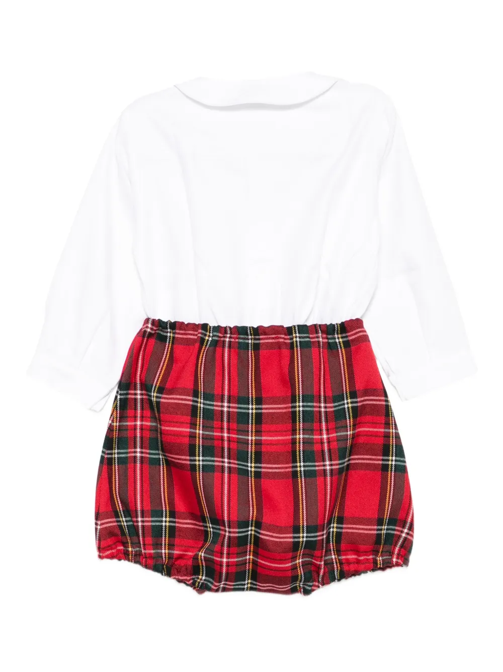 Mariella Ferrari Twee shorts met tartan ruit Wit